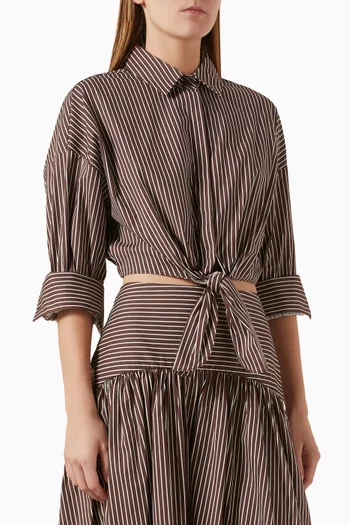 Lisa Crop Top in Cotton Blend