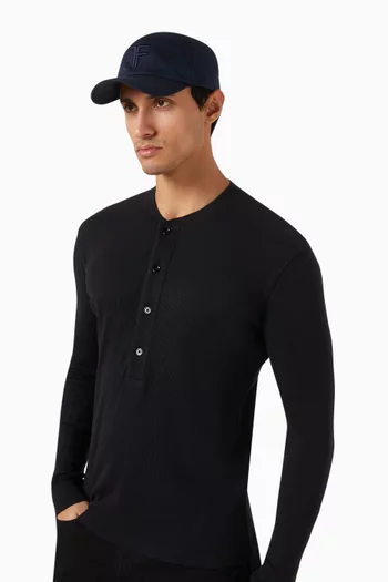 Logo-embroidered Baseball Cap in Cotton-canvas