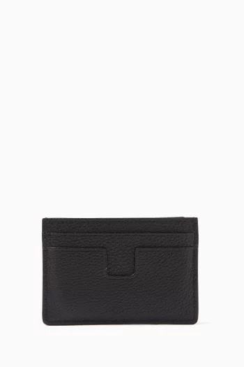 T Line Classic Cardholder in Leather