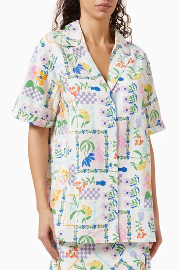 Nikita Oversized Shirt in Cotton Blend