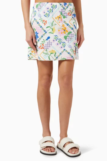 Nikita Mini Skirt in Cotton Blend