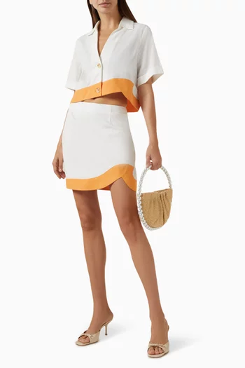 Alora Wave Mini Skirt