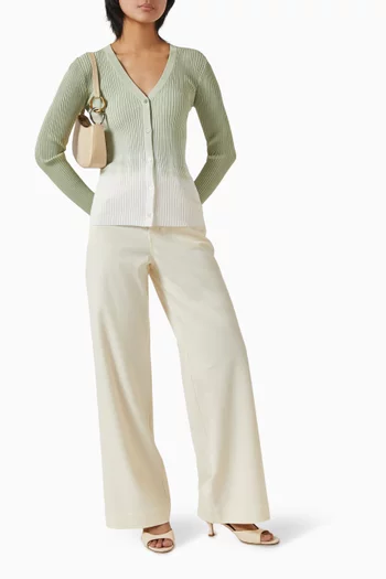 Cargo Rib Sweater in Viscose-blend
