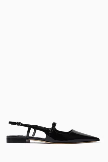 Didi Slingback Sandals in Patent Leather