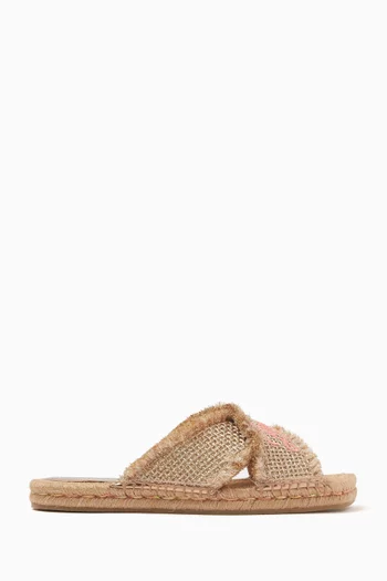 Aciel Sandals in Raffia