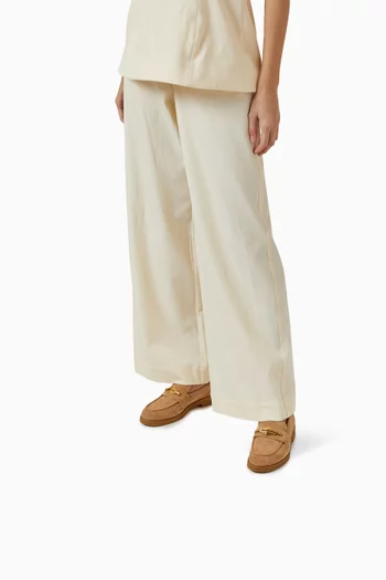 Maddie Diamond Loafers in Velvet Suede