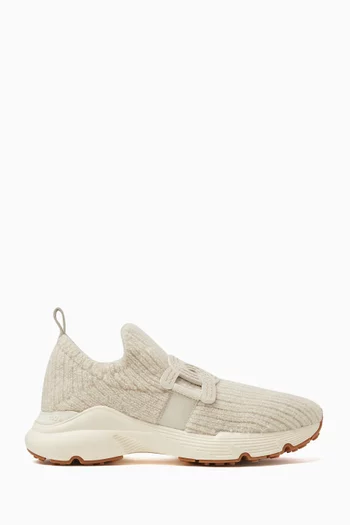 Kate Slip-on Sneakers in Mohair-blend Knit