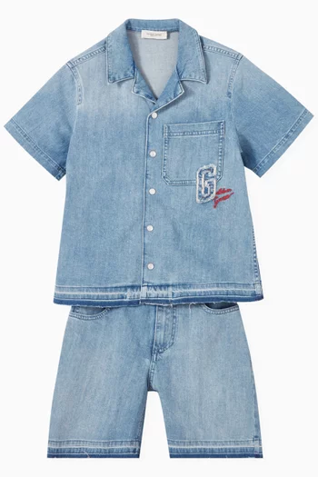Boxy Shirt in Denim