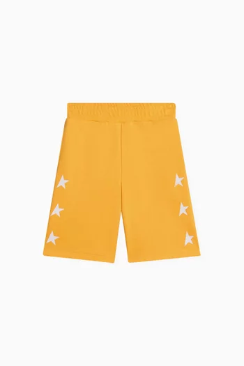 Relaxed Shorts in Cotton-blend