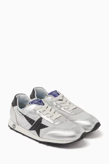 Marathon Sneakers in Nylon & Leather