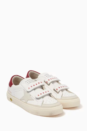May School Sneakers in Leather