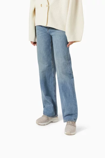 Kate Slip-on Sneakers in Cotton & Wool Knit