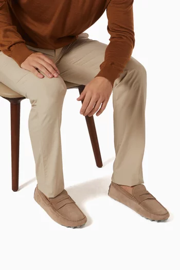 Gommino Bubble Loafers in Suede