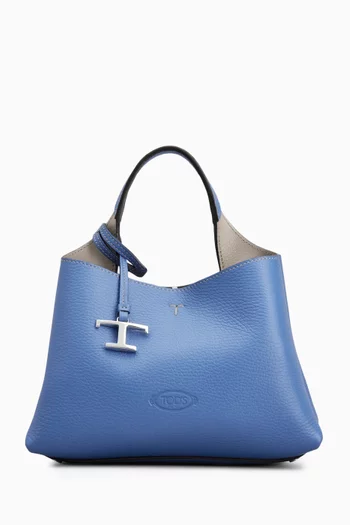 Micro Top-handle Bag in Leather
