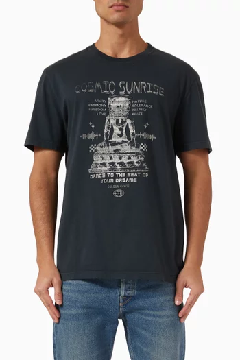 Graphic T-shirt in Cotton Jersey