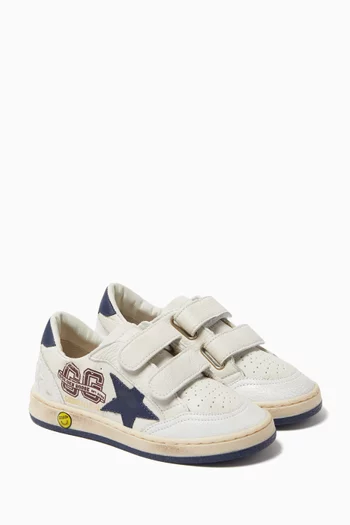 Ball Star Strap Sneakers in Nappa Leather