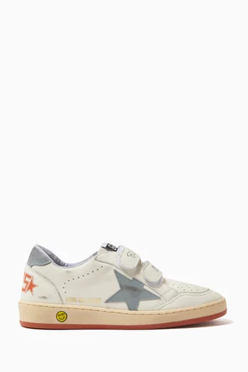 Ball Star Strap Sneakers in Leather