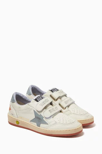 Ball Star Strap Sneakers in Leather