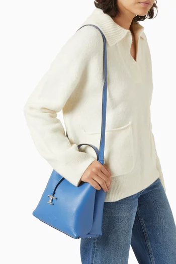 Mini Top-handle Bag in Leather