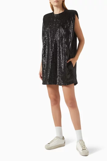 Sequinned Mini Dress