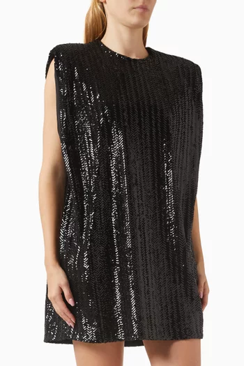 Sequinned Mini Dress