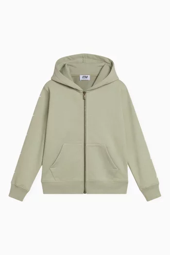 Full-zip Hoodie in Cotton
