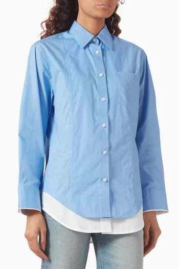 Double Layer Shirt in Organic Cotton