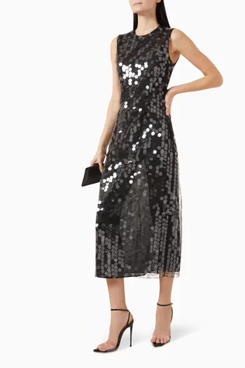 Tovie Sequin-embellished Midi Dress