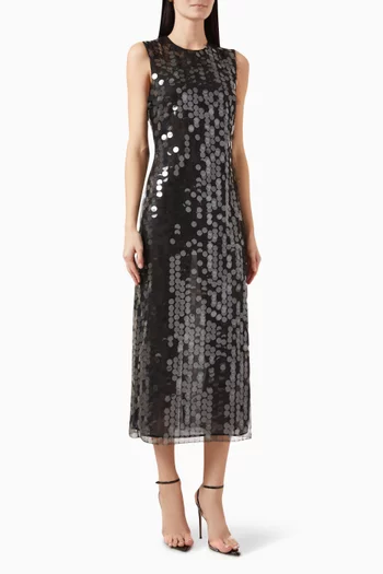 Tovie Sequin-embellished Midi Dress