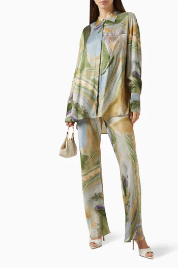 Bianca Shirt in Satin