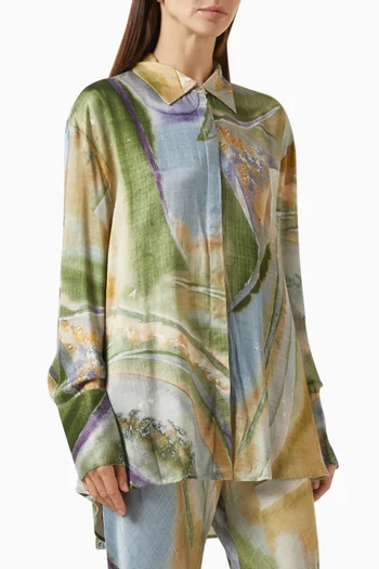Bianca Shirt in Satin