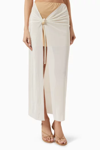 Siobhan Maxi Skirt in Mesh