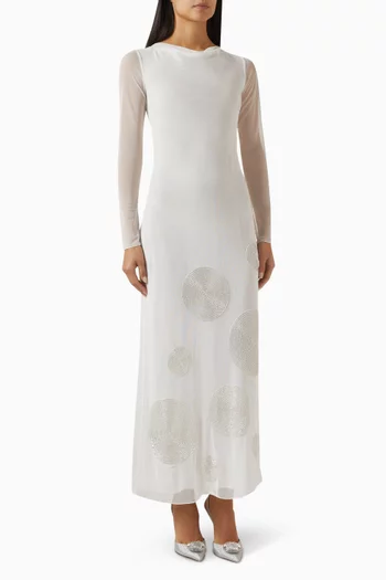 Chelsea Maxi Dress in Mesh
