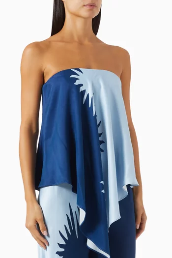 Flossie Top in Cupro Blend