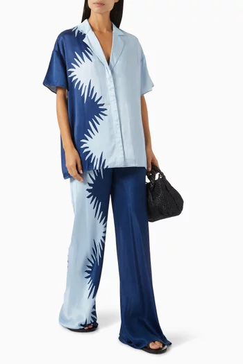 Flossie Shirt in Cupro Blend