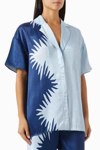 Flossie Shirt in Cupro Blend