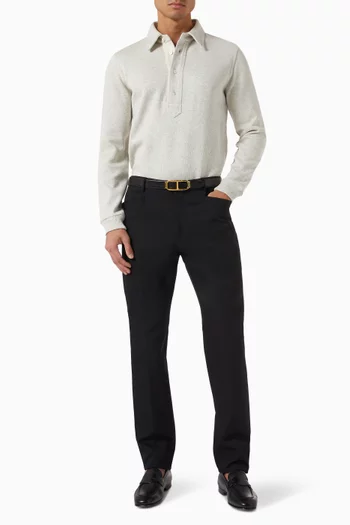 Polo Shirt in Jersey