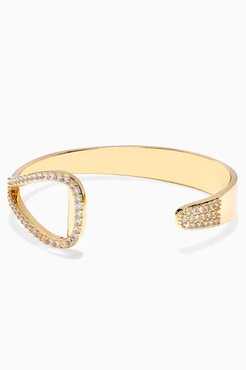 Lift & Pop Bracelet in 18kt Gold-plated Brass