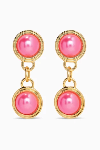 Bel Air Earrings in 18kt Gold-plated Brass