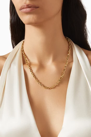 Dhani Chain Necklace in Gold-plated Metal