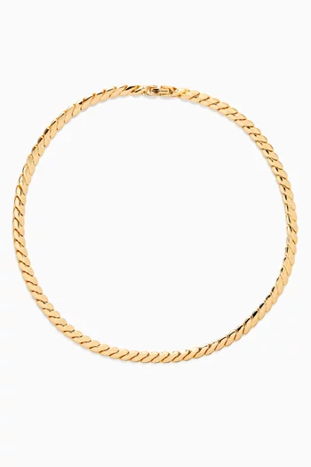 Paloma Chain Necklace in Gold-tone Brass