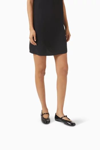 Logo Ballet Flats in Nappa Leather