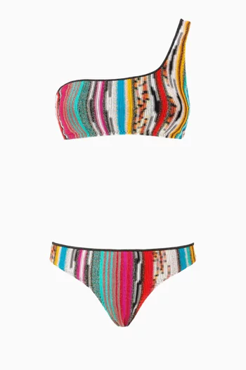 One-Shoulder Bikini Set