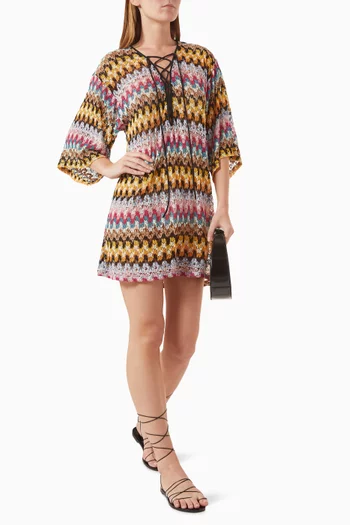 Zigzag Cover-up Dress