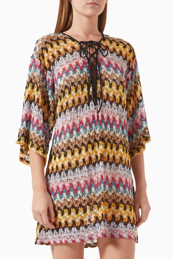Zigzag Cover-up Dress
