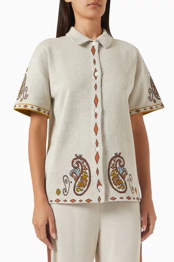 Vadella Knit Shirt in Organic Cotton