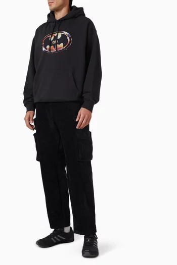 x Batman Logo Vintage Nelson Hoodie in Cotton