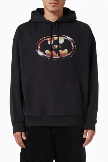 x Batman Logo Vintage Nelson Hoodie in Cotton