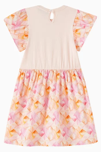 Floral Dress in Cotton-blend