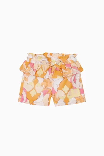 Batiste Printed Shorts in Cotton